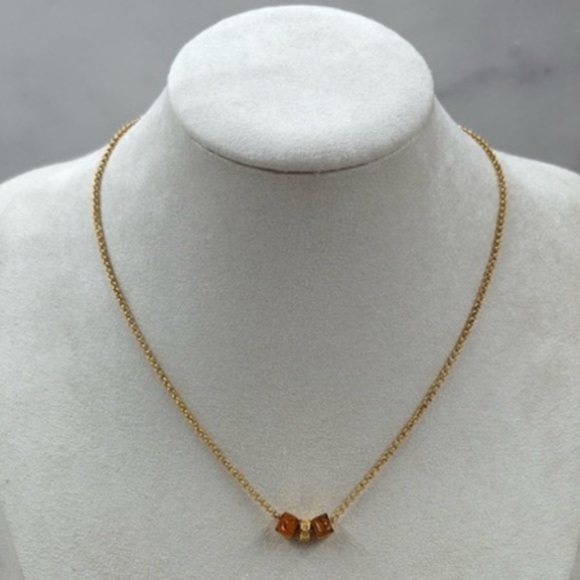 🔥DIOR Vintage Cube & Rhinestone Logo
Necklace🌸Adjustable🌸COA💯AuThEnTiC - Picture 4 of 9